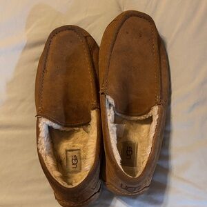 UGG Men's Brown Suede Slip-Ons
